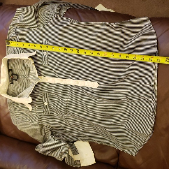 Polo Jeans Company Ralph Lauren stretch Vintage 3/4 button down dress shirt - Picture 7 of 12